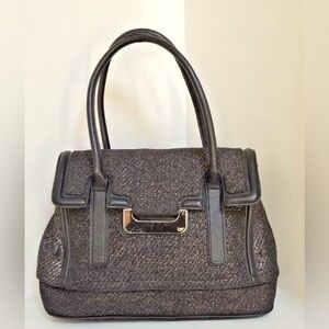 Diane Von Furstenberg Harper Laurel Metallic Tweed Bag